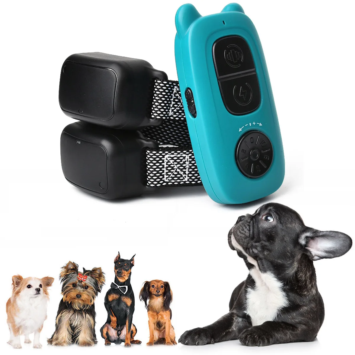 

Dog Training Collar with Remote for Large Medium Small Dogs and Puppies 8-120lbs, IPX7 Waterproof Electric Collar for Dog