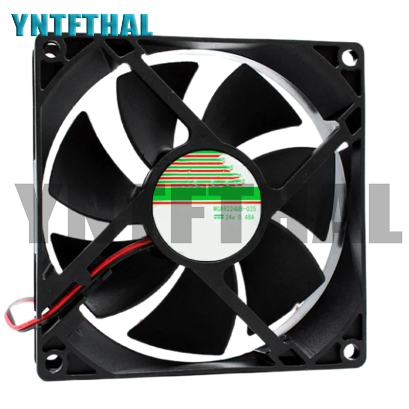 New MGA9224UB-025 24V 0.48A 9025 9CM Inverter Cooling Fan