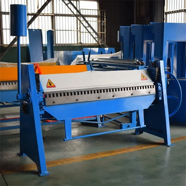 High Quality 1.5m TDF Manual Metal Sheet Bender Duct Making Machine