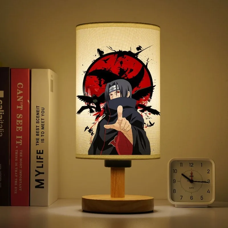 NARUTO Uzumaki Naruto Uchiha Sasuke película de anime creativa lámpara de noche para dormitorio de niños regalo luz nocturna de dibujos animados personalizada