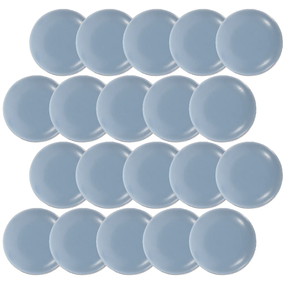 

20 Pcs Round Self-adhesive Silent Table and Chair Foot Pads to Assist Sliding Mats Sliders for Moving Furniture Feet Cushion