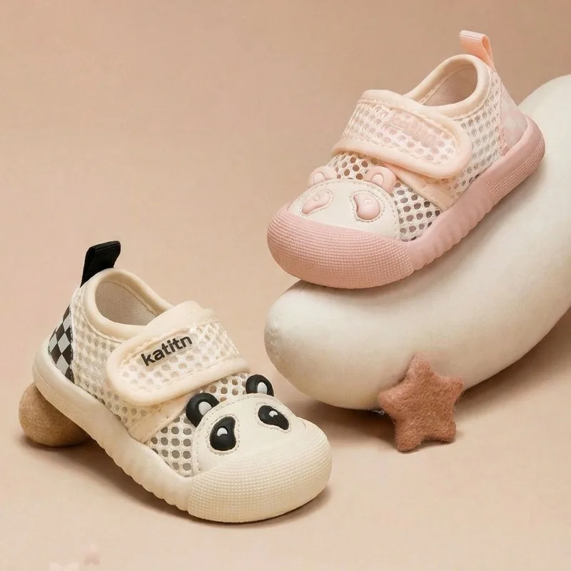 Baby Freizeitschuhe Atmungsaktive Mesh-Lauflernschuhe mit Zehenschutz 2026 Brandneue Kinder-Sportschuhe Weiche Sohle Rutschfest – Detail 3