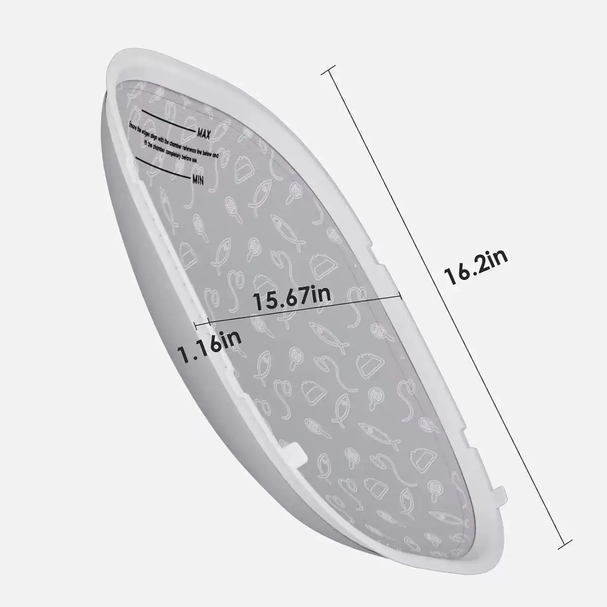 2PCS Automatic Cat Litter Box Pad for Autoscooper 11 Waterproof Scratch-Resistant Non-Stick Pad Base Mat