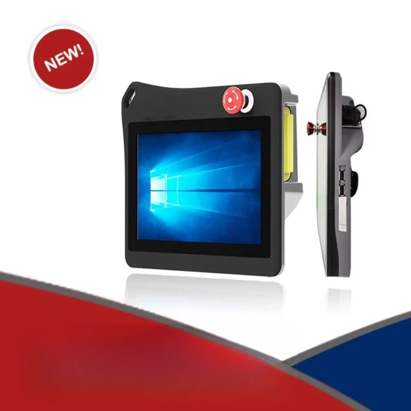 10.1 Inch IP65 Industrial P-Cap Touchscreen Monitor 24V DVI Port Touchscreen Teach Pendant Station