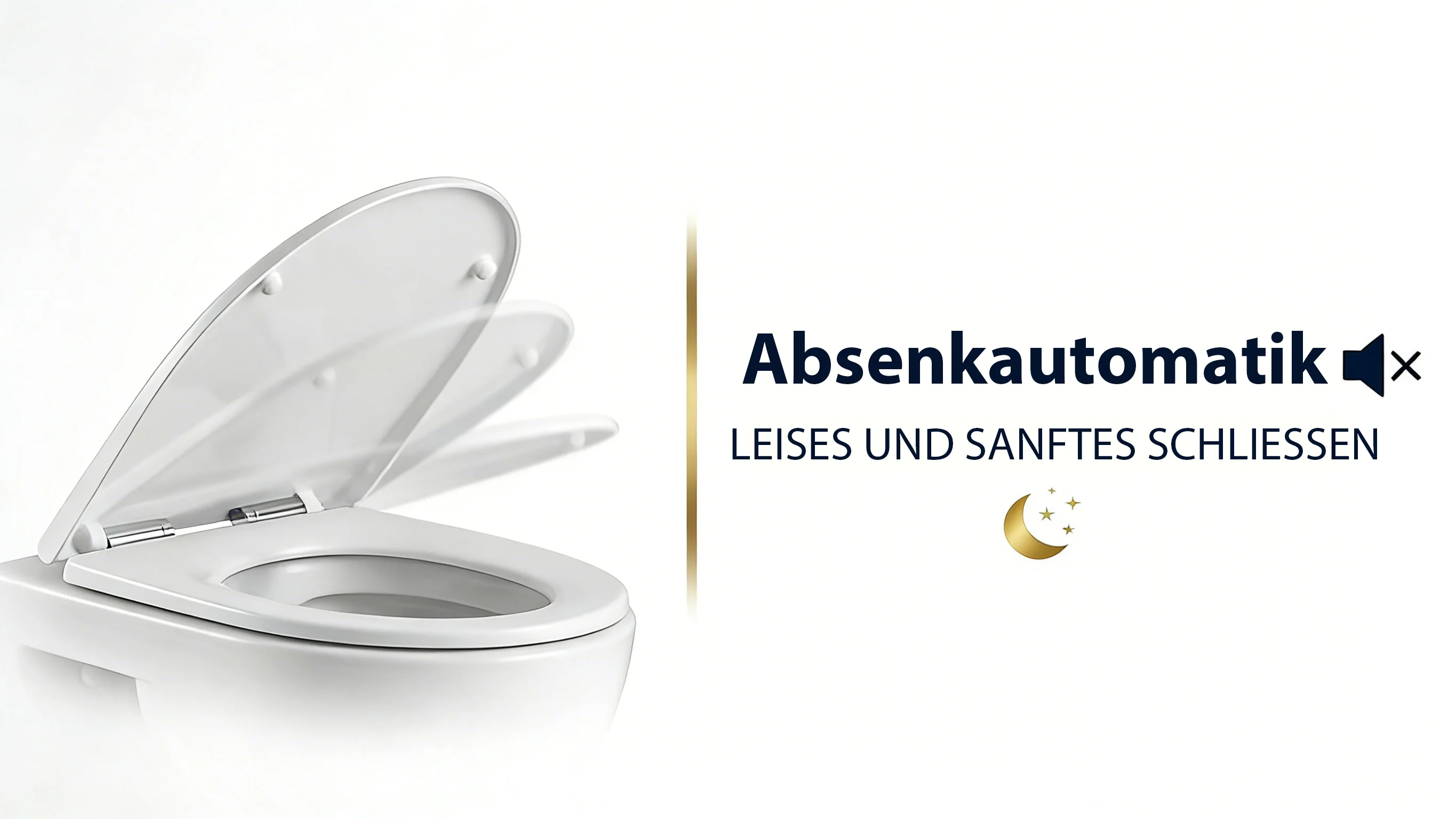 SINOBATH WC-Sitz mit Soft-Close-Funktion, WC-Sitz aus Holz, universeller Toilettensitz, langlebiger, stabiler MDF-Toilettensitz, belastbar bis 190 kg, einfache Installation, Zinklegierungsscharnier, antibakteriell und leicht zu reinigen – Detail 2