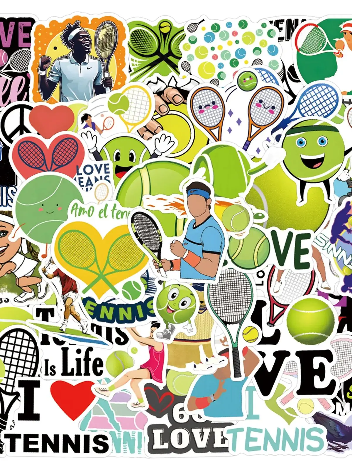 AliExpress GOGOTU 10/30/50/110PCS Tennis Sports Cartoon Stickers Graffiti Decals Waterproof Aesthetic DIY Skateboard Bike Suitcase Freezer Laptop
