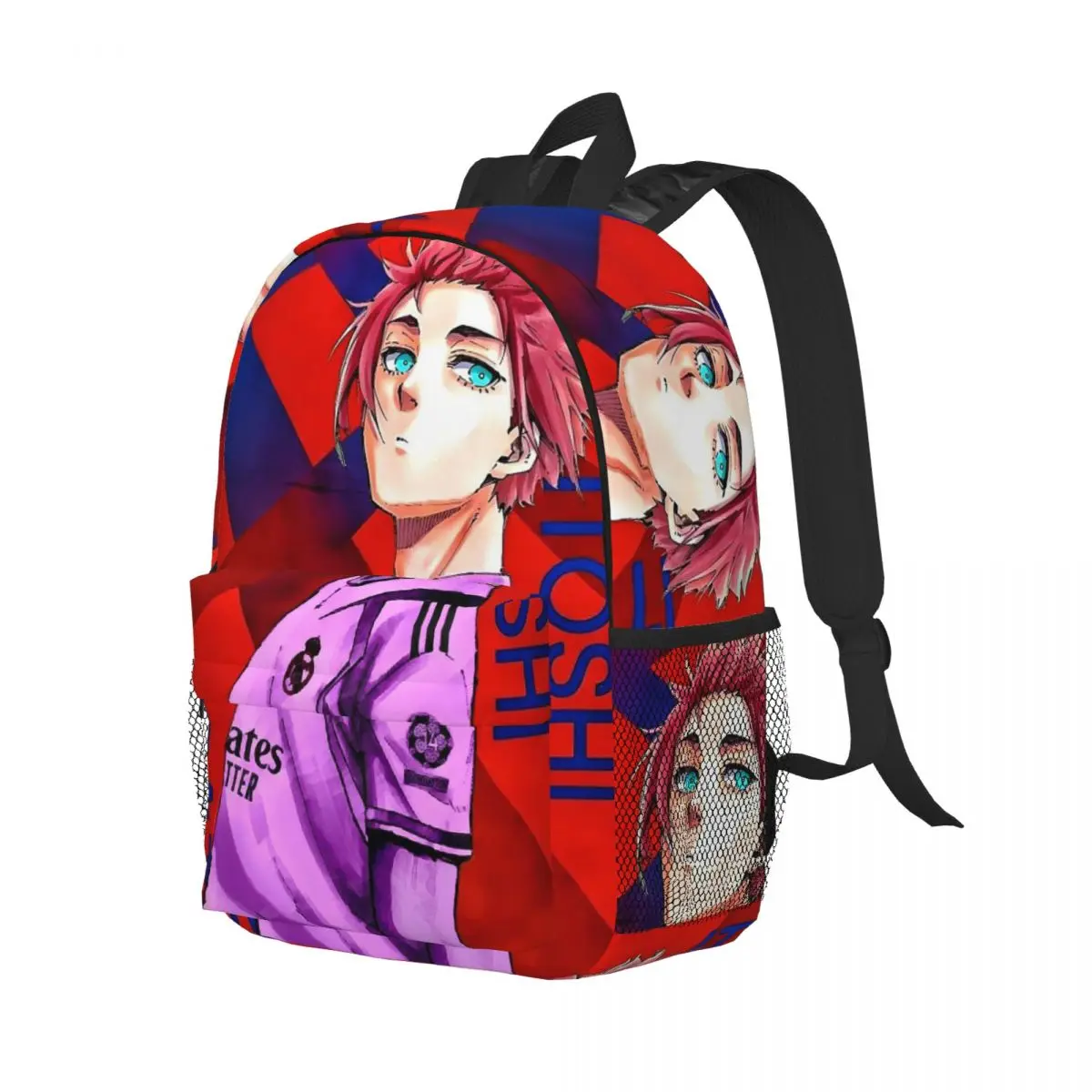 Mochila Itoshi Sae Blue Lock de dibujos animados de Anime, mochila para estudiantes, niños y niñas, mochila escolar para niños, bolsos de hombro para ordenador para hombres y mujeres