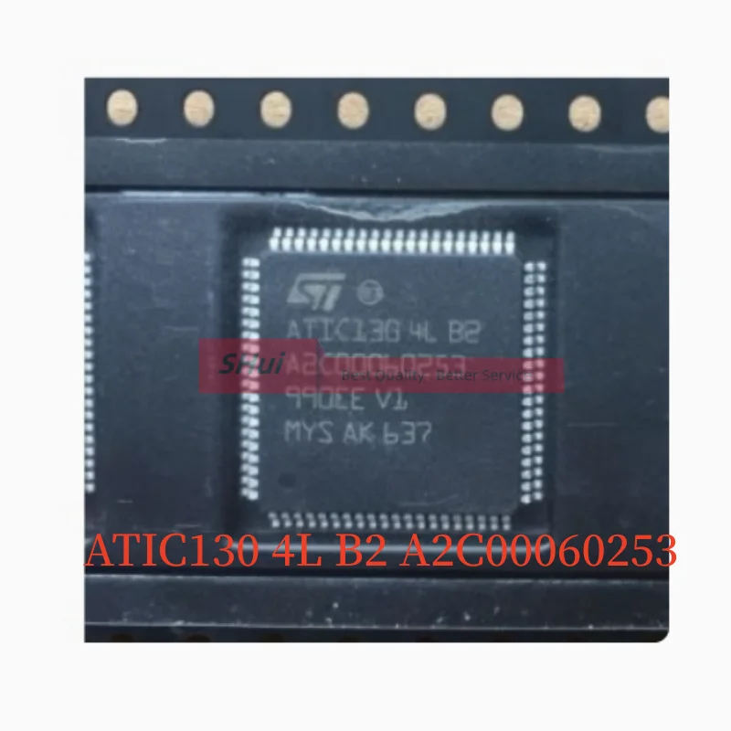 

5PCS ATIC130 4L B2 A2C00060253 QFP80 Vulnerable IC Chip Module Of Volkswagen Computer