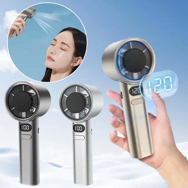 

Мини-портативный ручной вентилятор, USB перезаряжаемый карманный вентилятор, бесступенчатая переменная скорость, небольшой вентилятор для путешествий на открытом воздухе, кемпинга