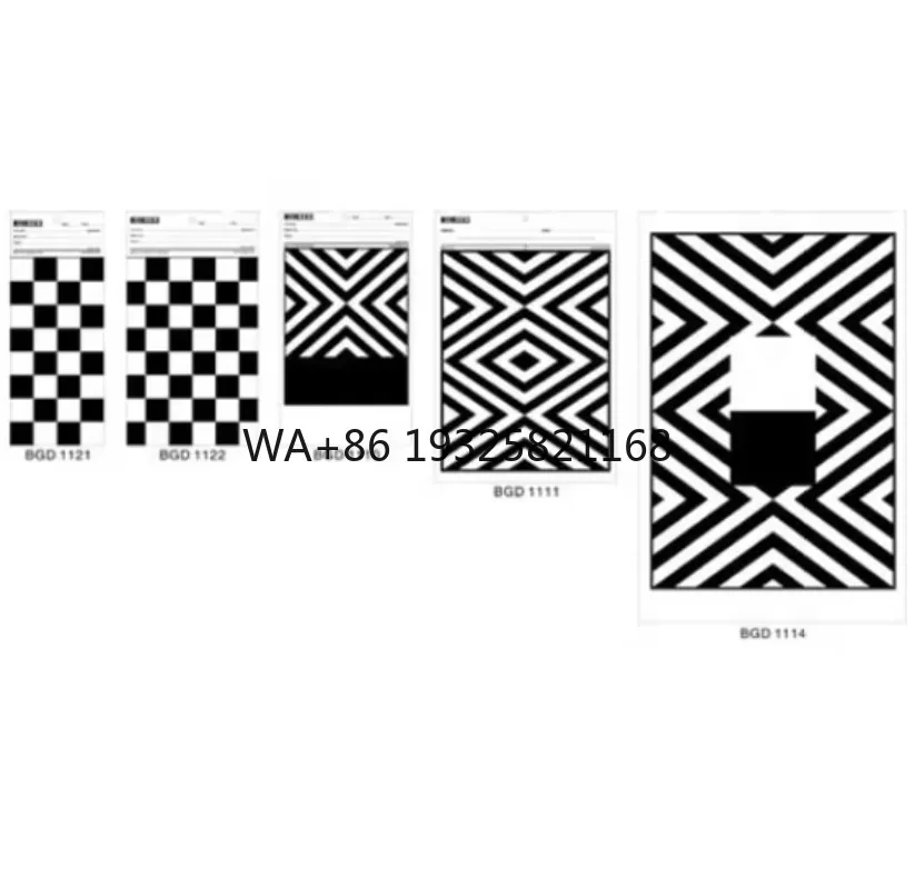 BGD1121 ASTM D344 Spreading Rate Charts Opaqueness Test Charts