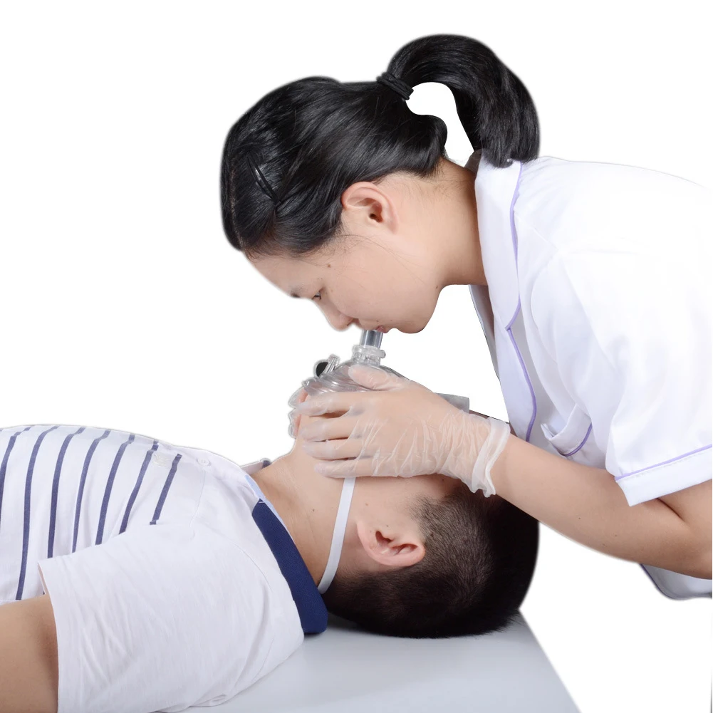 15-1Pcs Artificial Respiration One-Way Breathing Valve Mask First Aid CPR Training Breathing Mask Protect Rescuers Accessories