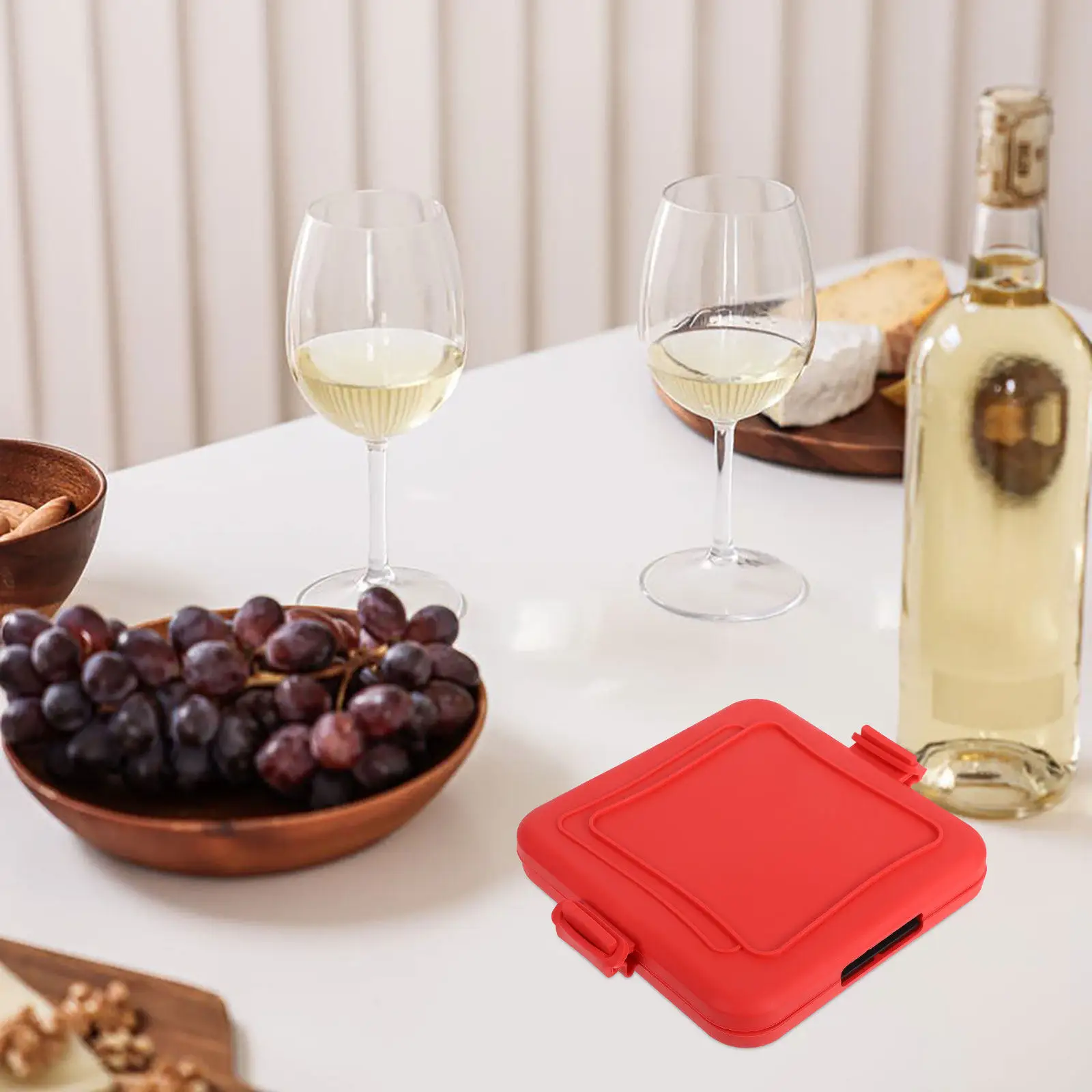 Microwave Sandwich Maker Silicone Toast Crisper Pan Wireless No Preheat Easy Clean Even Heating Breakfast Sandwich Tool