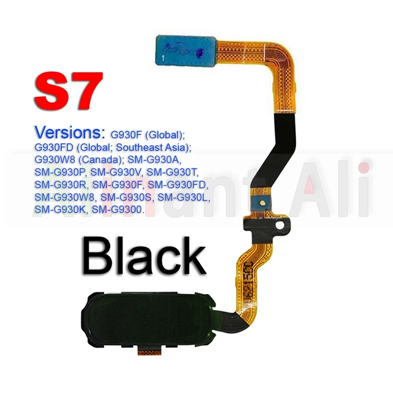 AiinAnt Back Home Button Touch ID Key Fingerprint Sensor Flex Cable For Samsung Galaxy S7 Edge G930 G930F G935 G935F