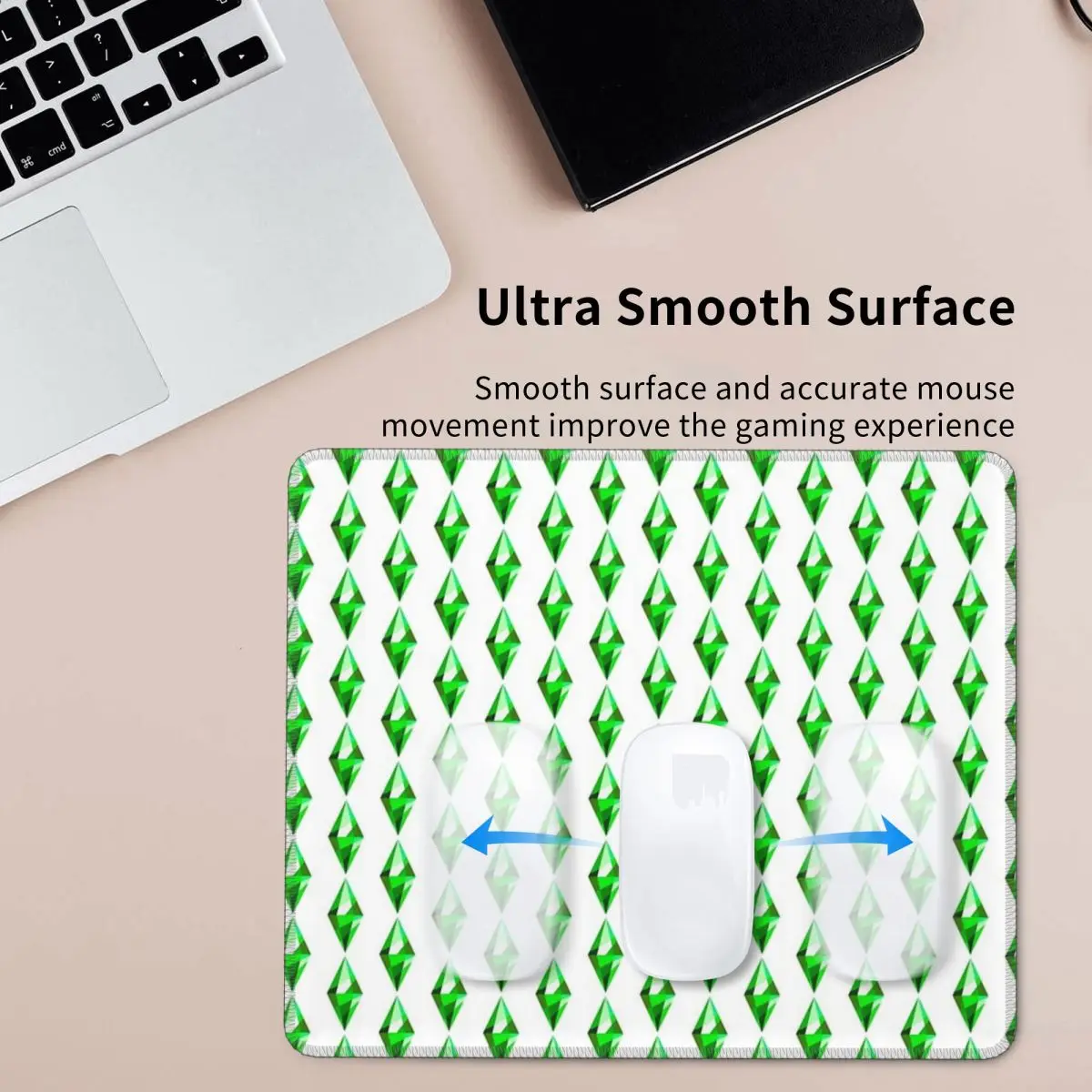 The Sims 4 Plumbob Mouse Pad لوحة مفاتيح الكمبيوتر ماوس حصيرة الألعاب مكتب الكمبيوتر المحمول حصيرة مكتب الملحقات الجدول الحصير #3