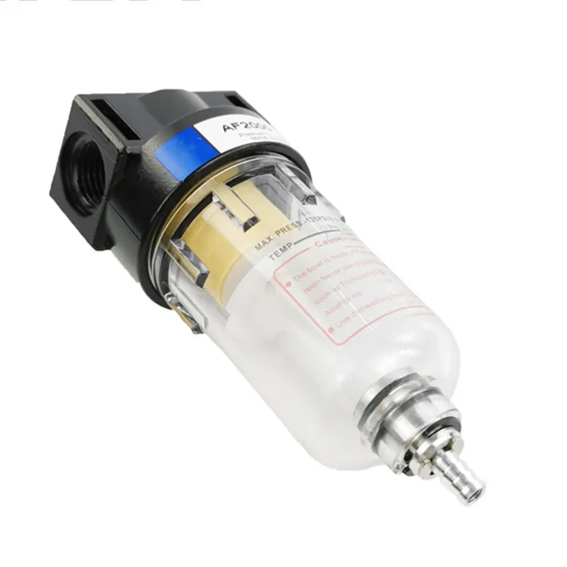 

AF2000-02 Moisture Separator For Compressor Universal Air Water Filter Oil Filters Catch Auto 1/4"Airtac Source Separation