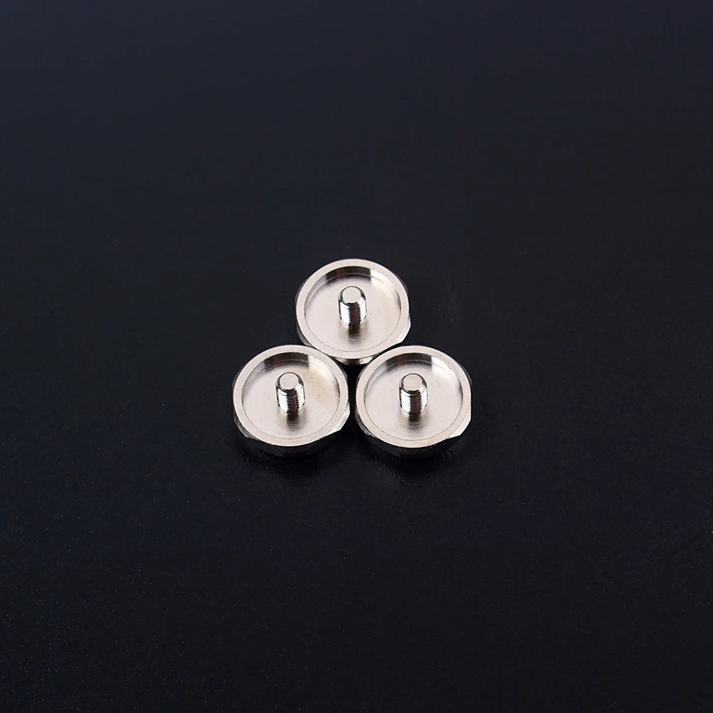 

3 Pcs Buttons Sax Saxophone Repair Tool Finger Small Key Pad White Props Maintenance