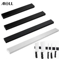 Black Power Magnetic Knife Holder 304 Stainless Steel Wall Mount Kitchen Magnet Magnetic Knife Holder Bar Rack Knives Organizer