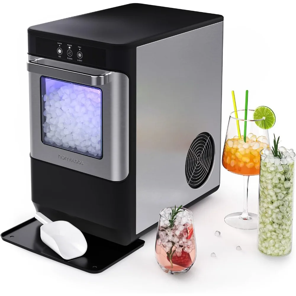 and Compact - Chewable Nugget Ice Machine - Produces Up to 44lb of Ice Per Day