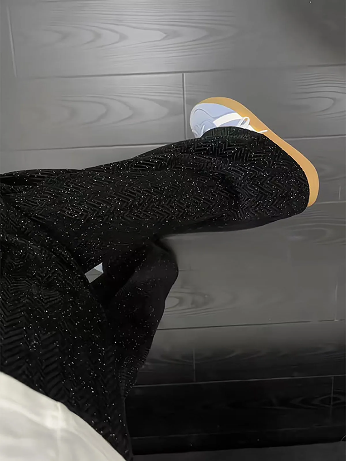 

Мужские расклешенные вязаные брюки прямого кроя в пол, американские повседневные брюки в стиле кэжуал, весенние модные широкие спортивные штаны