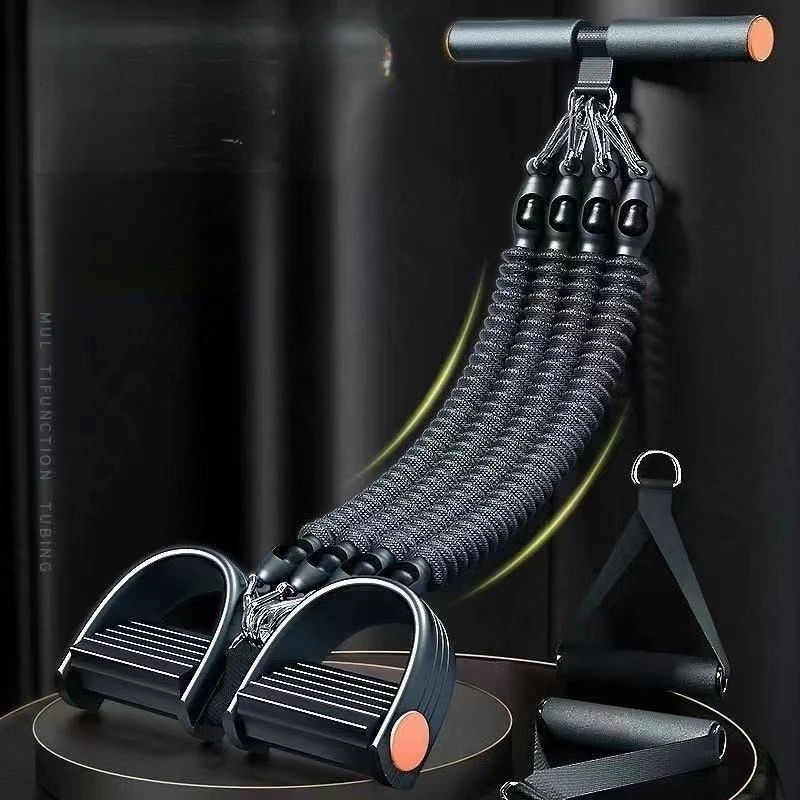 Multi Functional Foot Pedaling and Pulling Device for Fitness, Slimming Belly, Pilates, Foot Pedaling and Pulling Rope