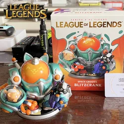 Original Lol Blitzcrank Anime Figurine League Of Legends Official Authentic Game Periphery The Medium-sized Sculpture Model Toy