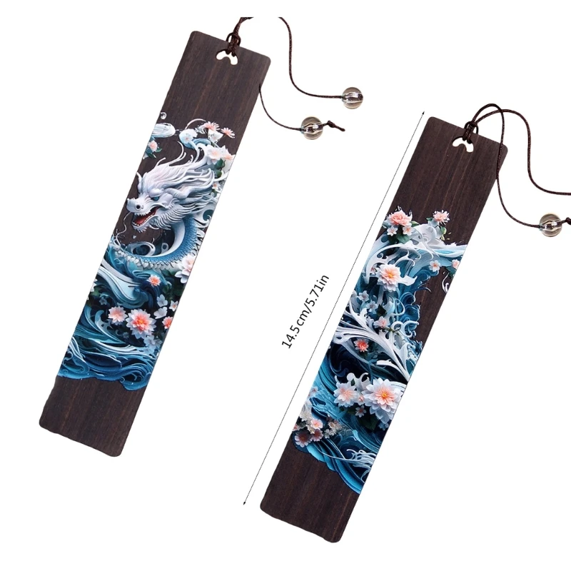 ที่คั่นหนังสือไม้ ที่ใส่หนังสือหน้าไม้ เครื่องหมายคั่นหนังสือ