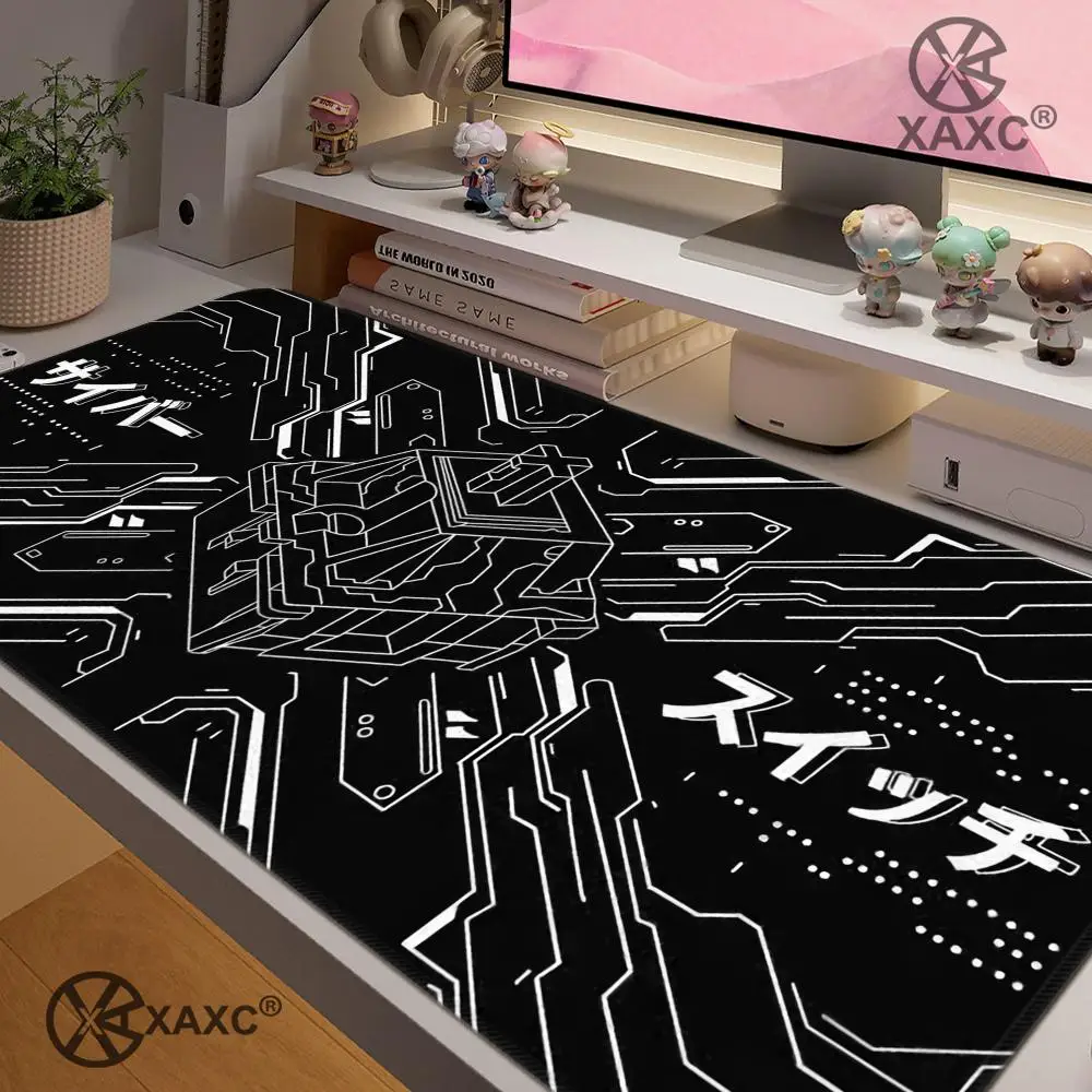 

Mouse Pad Sushi Keyboard Gaming XAXC Mouse Pad large keyboard mouse desk pad non-slip rubber gaming mouse pad laptop mouse