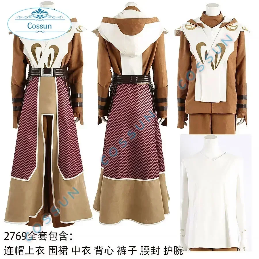 [Split order] Game Jedi Robe Cosplay Costume  [Contact customer service before purchasing]