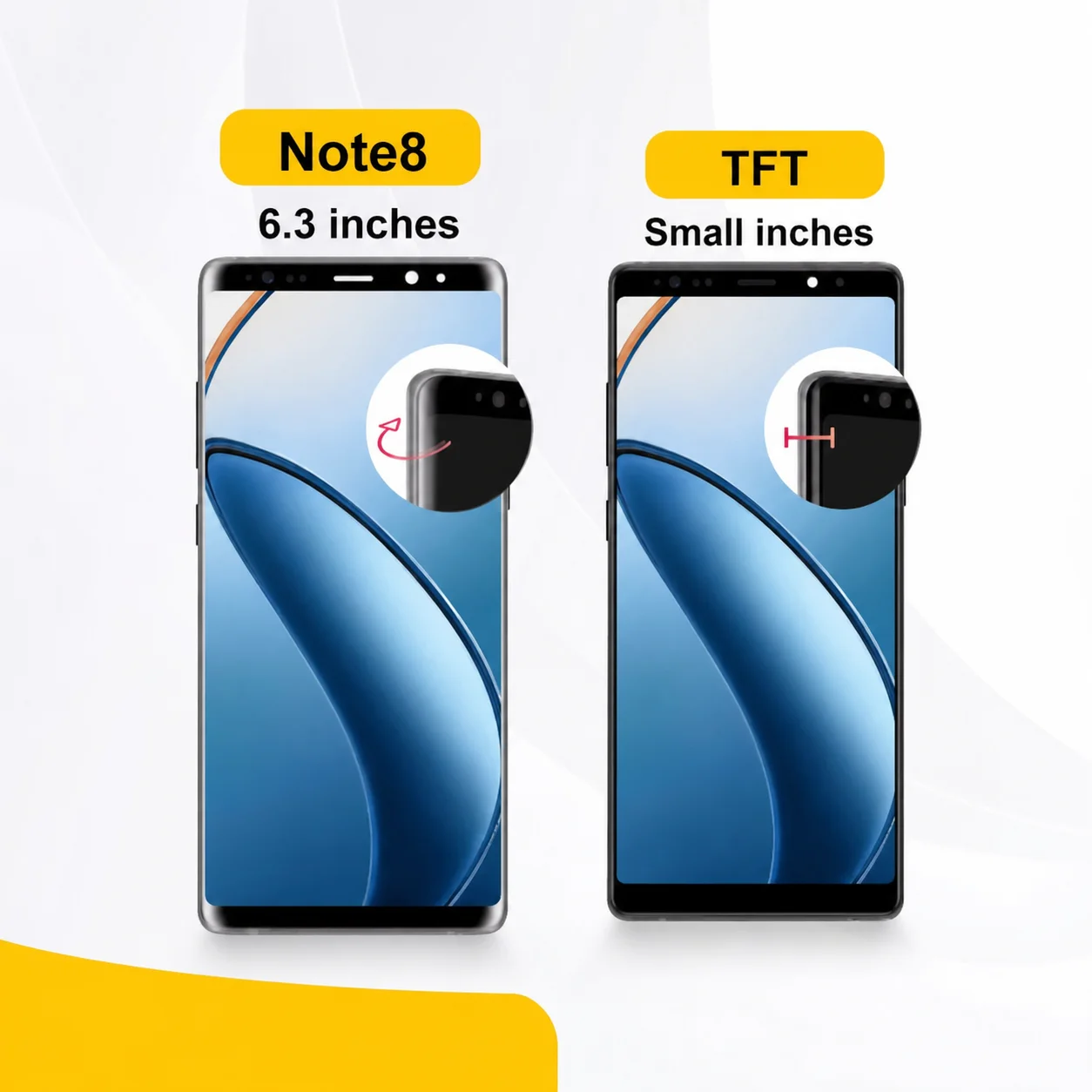 TFT For Samsung Galaxy Note 8 LCD SM-N950F SM-N950U Display Touch Screen Digitizer Assembly  For Galaxy note8 LCD Replacement
