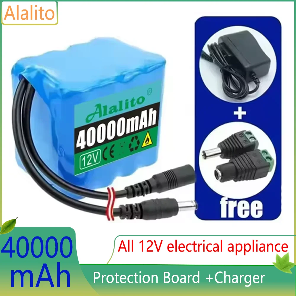 Langlebiger, leistungsstarker 3S2P-3S5P 12V 50Ah 18650 Lithium-Ionen-Akku mit BMS-Lithium-Akku-Schutzplatine.