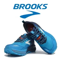 Brooks Men's Cascadia 16 Casual Sneakers Shock-absorbing Soft Sole Professional Sports Shoes Wear-resistant Skipping Shoes