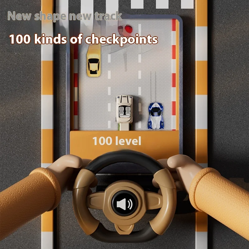 Nuova console di gioco puzzle per evitare ostacoli da 100 livelli Racing Adventure per ragazzi e bambini, regalo giocattolo volante di simulazione