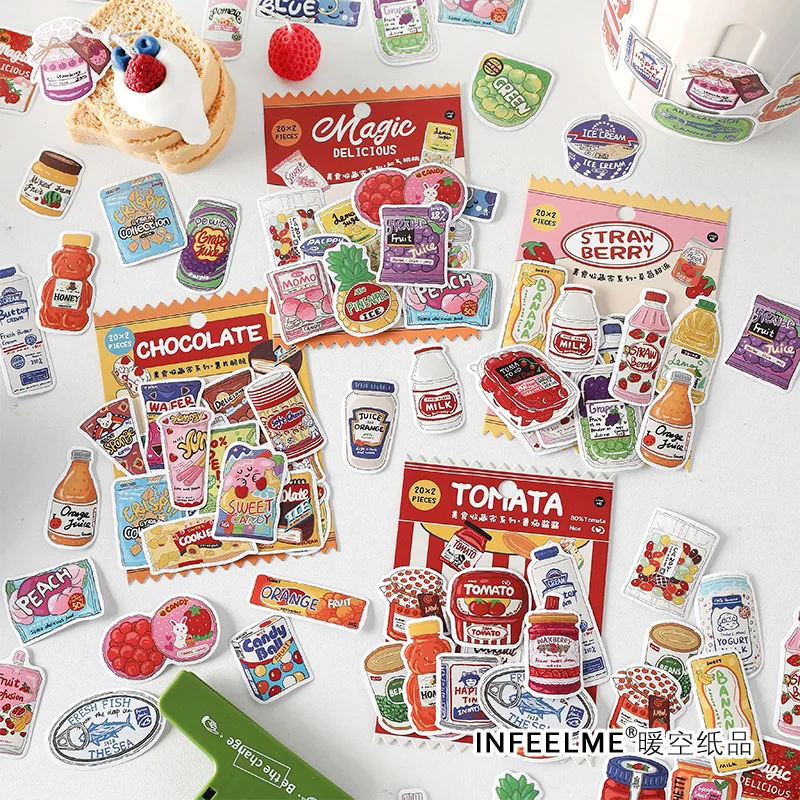 Fast Food domates cips sevimli aperatifler çıkartmalar Scrapbooking önemsiz dergisi dekorasyon hobiler için zanaat malzemeleri kalıp kesim Sticker