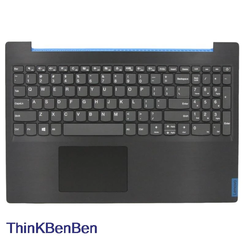 

US English Black Keyboard Upper Case Palmrest Shell Cover For Lenovo Ideapad L340 15 15IRH Gaming 5CB0U42792