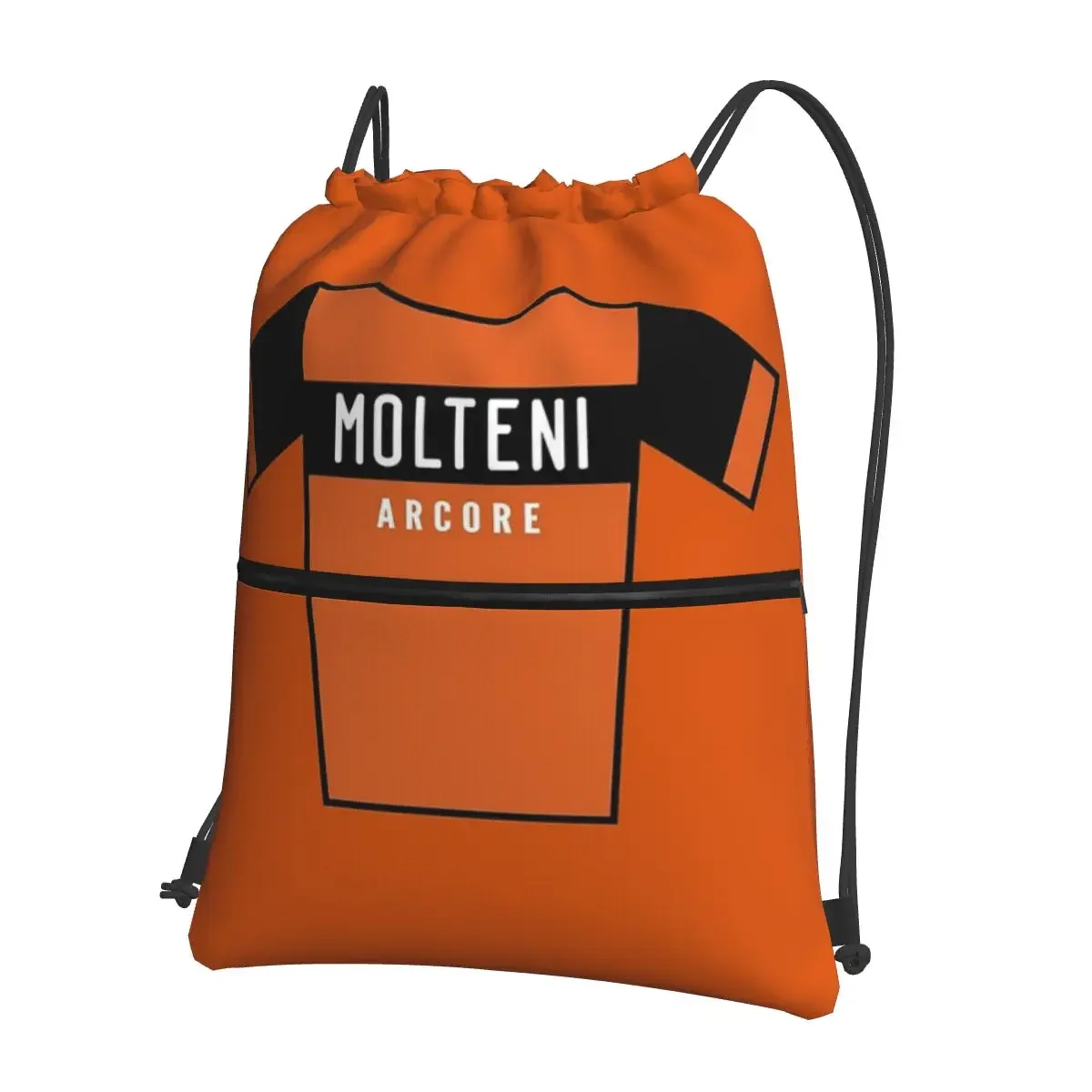 

Retro Jerseys Collection - Molteni Backpacks Drawstring Bag Drawstring Bundle Pocket Storage Bags For Travel Sport Man Woman