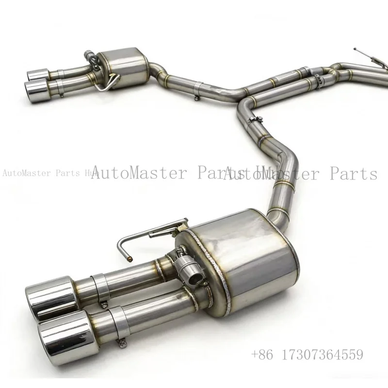 

Выхлопная система Catback для Audi S6/S7 C7 4.0T из нержавеющей стали с зеркальной полировкой, глушитель, 3-летняя гарантия