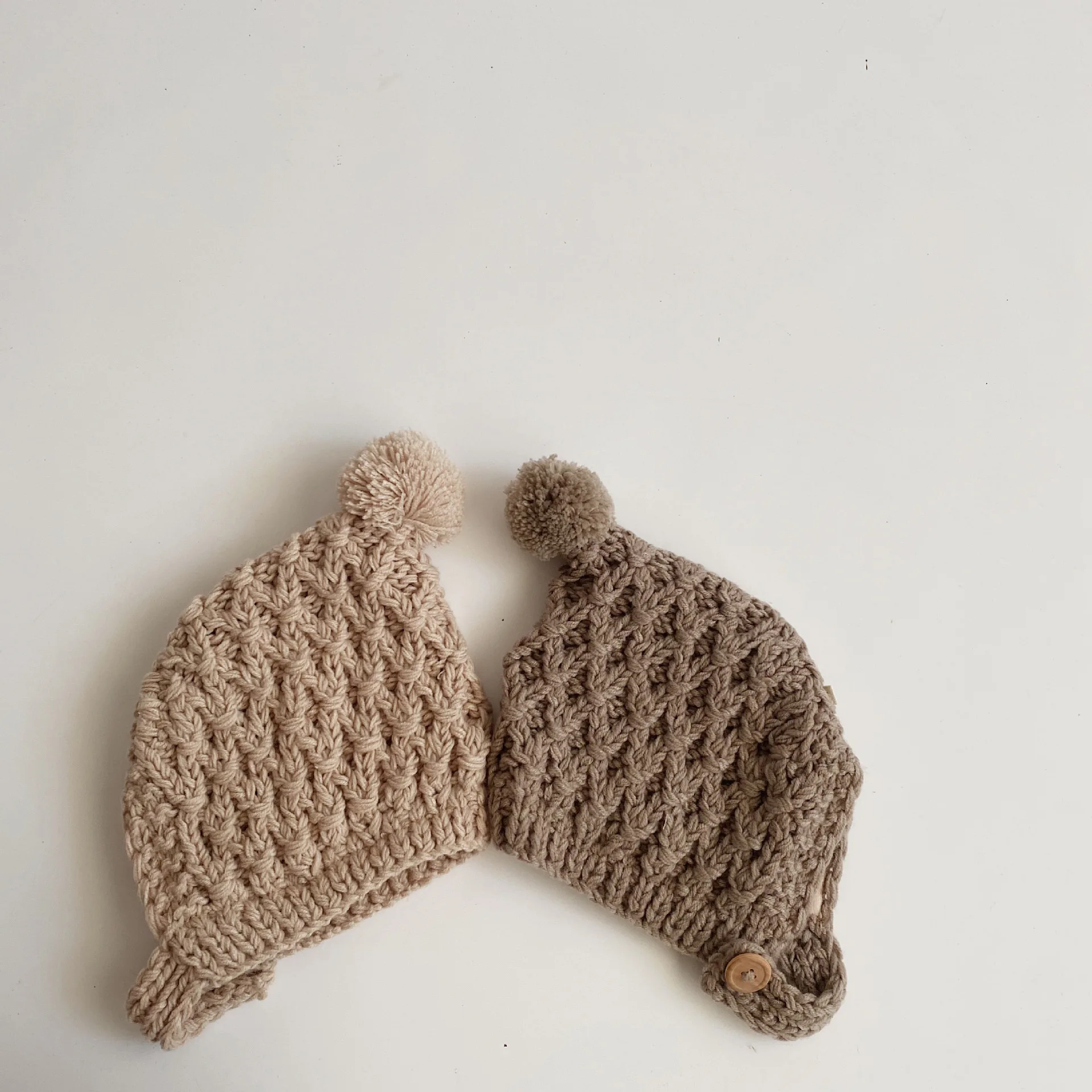 2025 كوريا بوم بوم الطفل متماسكة قبعة الخريف الشتاء الاطفال قبعة قبعة للفتيات الفتيان قابل للتعديل الرضع الطفل غطاء محرك السيارة #3