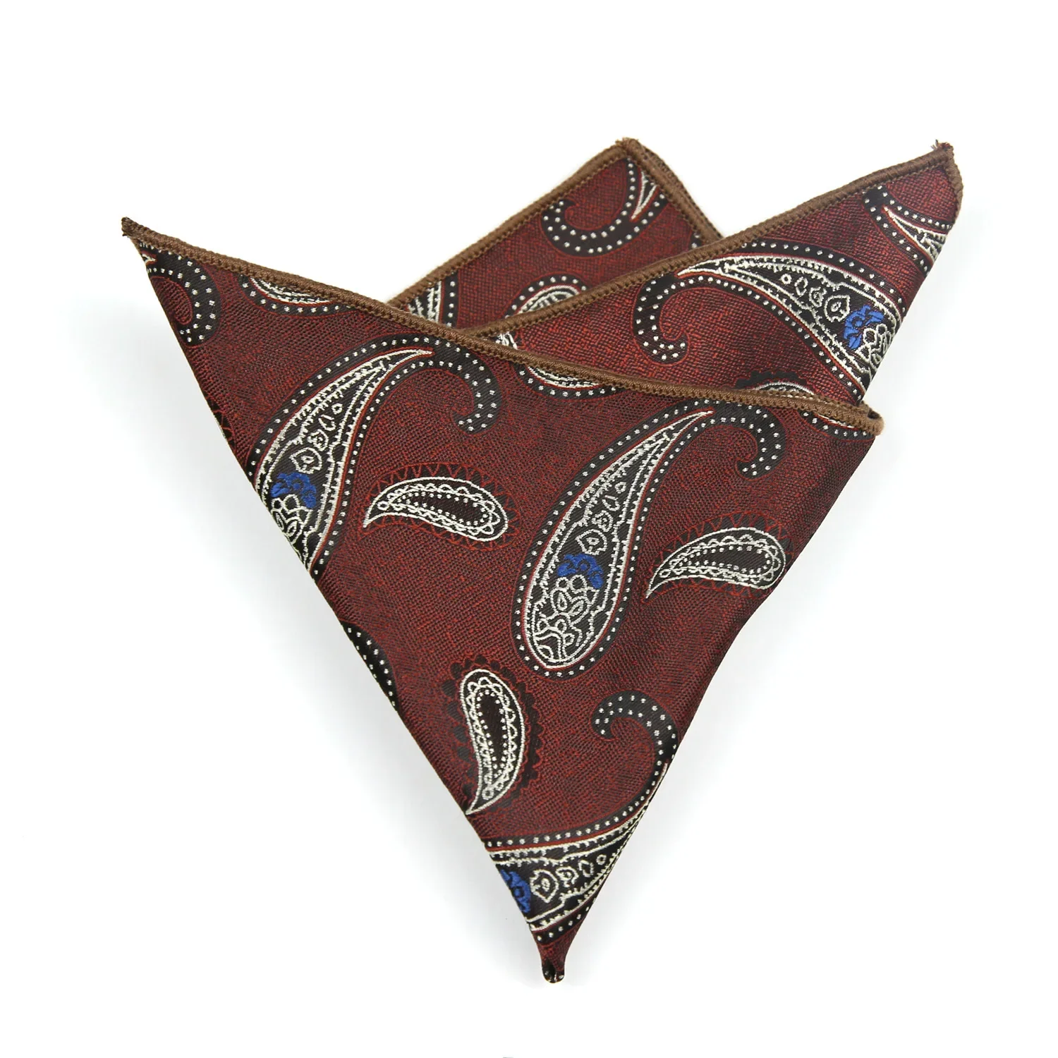 الأوروبية الأمريكية الموضة الرجعية نمط المنديل 22 سنتيمتر الجاكار زهرة المناديل صالح رجل الأعمال العريس الزفاف جيب مربع #5