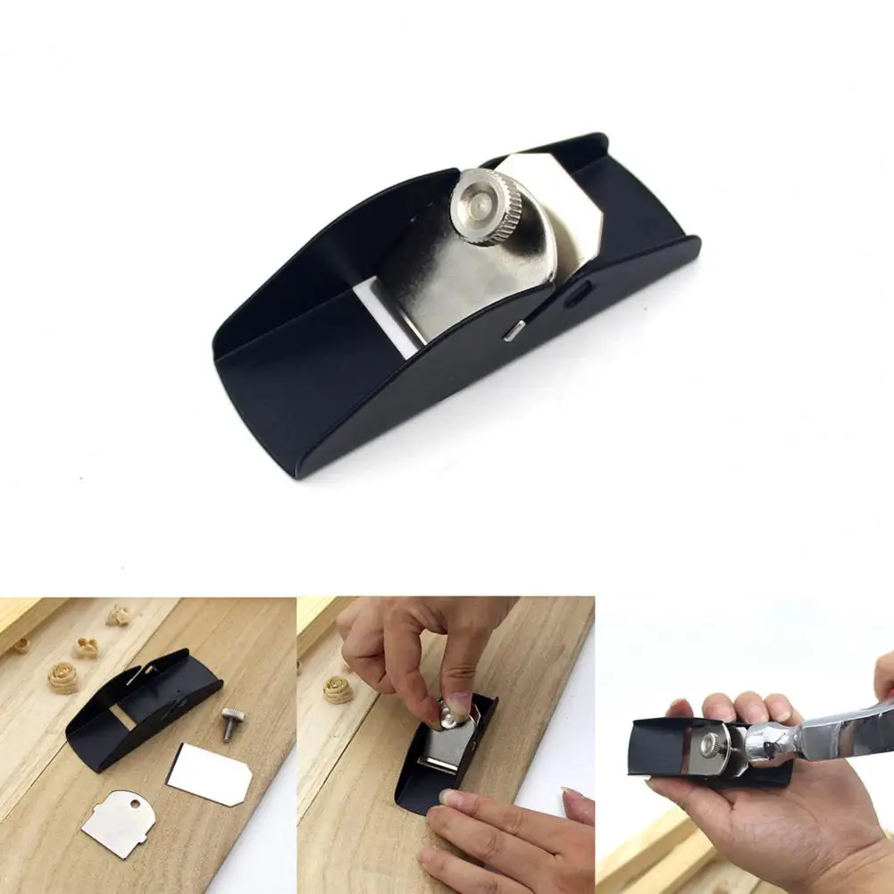 TINSOL Mini Manual Carpenter Planer Aluminum Alloy Wood Plane Cutting Edge Portable Hand Tools for Woodworking Carpentry Trim