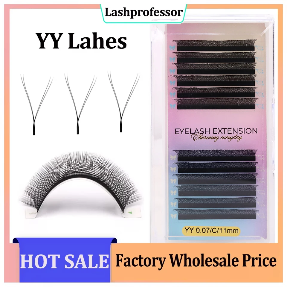 

YY Shape Volume Lashes Y Eyelash Extensions Cilia and Brazilian Volume Cashmere Mink Eyelash Extensions Cilios 3D 4D 5D W Shape