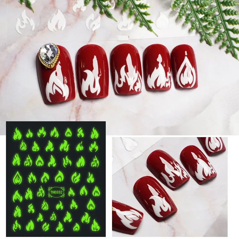 

Embossed 5D Nail Stickers Bohemian Pattern Stickers Nail Art Supplies Heart Butterfly Sticker Nail Art Accessories