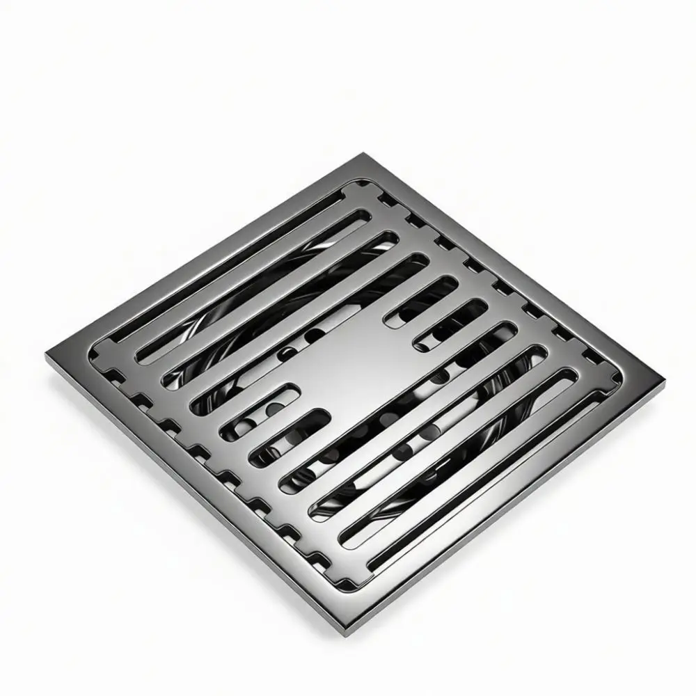 Bathroom Floor Drain 304 Stainless Steel Anti Odor Shower Deodorizer Filter Large Flow Waste Catcher Kitchen Laundry Sink