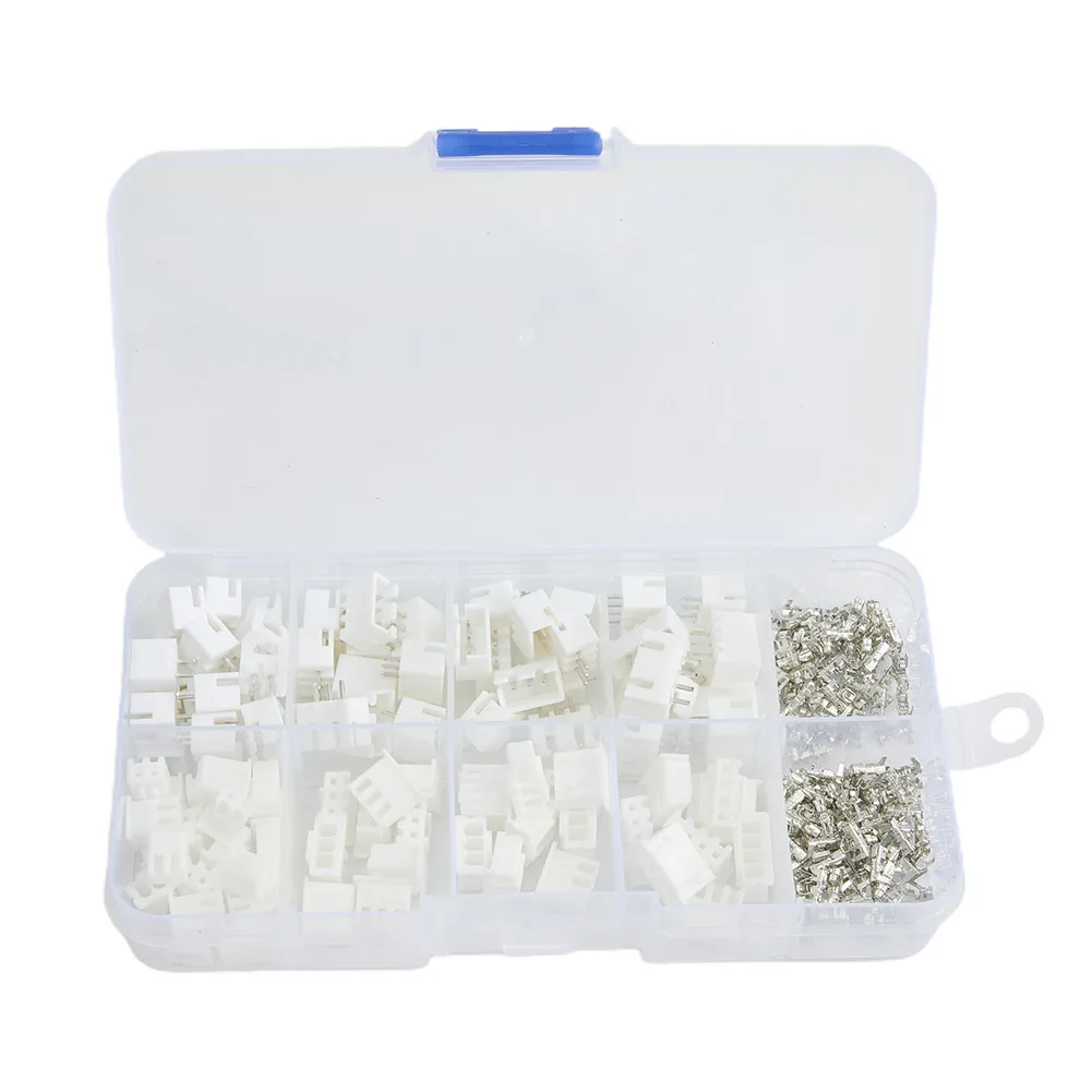 Plug White Straight 250pcs/Set Plastic 3pin 4pin 2pin Connector Terminals 2.54mm XH2.54 New Useful High Quality