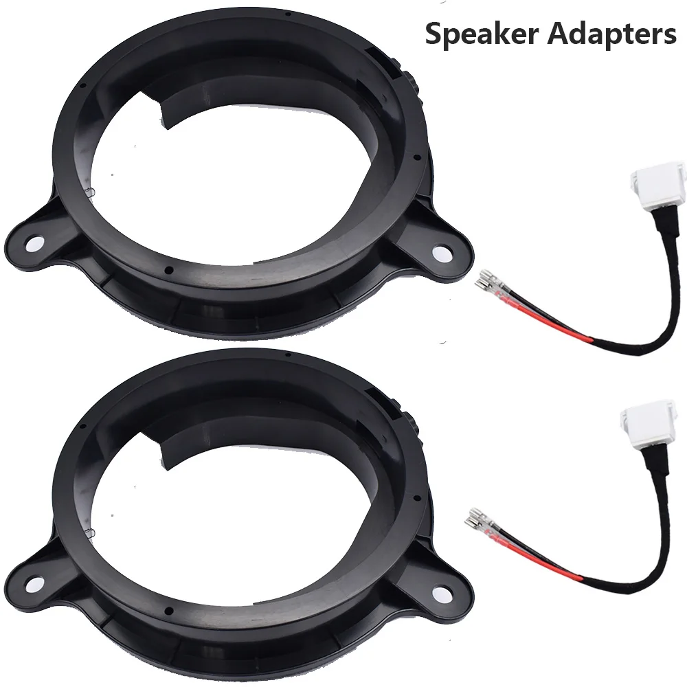 2pcs Audio Modification 6.5 Speaker Pad Washer Treble Bracket Adapter Mount for Mazda Atez Ankesaila CX-4 CX-5 CX7 Accessories