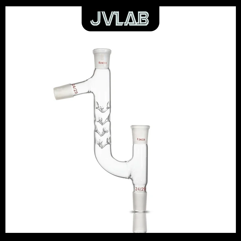 

Vertical Spine Fractionation Head Claisen Joint 75° Spine Lab Consumables Glassware Ground Joint 14/19/24/29 Boro3.3 JVLAB​