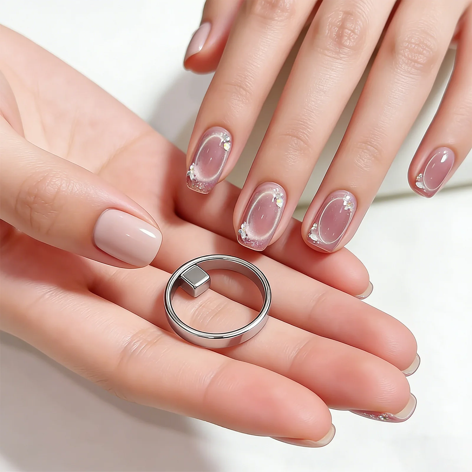 

Cat Eye Ring Magnet Tool For Nails Strong Magnetic Halo Effect For Cat Eye Gel Polish Nail Art