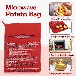 1/2pcs Microwave Oven Potato Cooker Bag Baked Potato Microwave Cooking Potato Quick Fast kitchen accessories kitchen gadgets