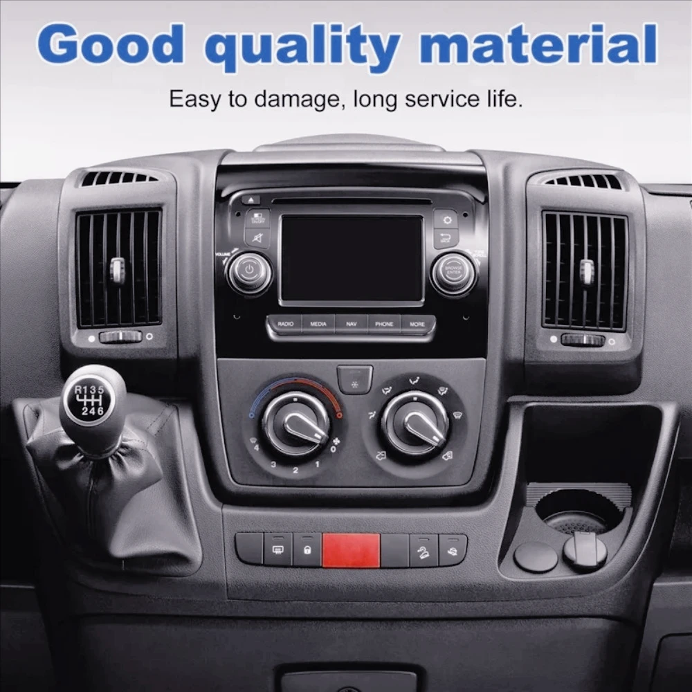 

ZZ-New!9 Inch Car Fascia Radio Panel For CITROEN Jumper Boxer FIAT Ducato 2011+ Dash Kit Facia Console Adapter Plate