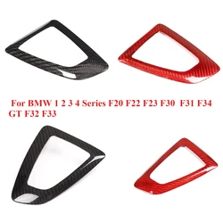 LHD & RHD Carbon Fiber For BMW 1 2 3 4 Series F20 F22 F23 F30  F31 F34 GT F32 F33 Car Console Gear Shift Panel Cover Trim
