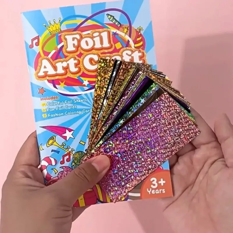 Bricolage transfert magique peinture Mini livre de coloriage enfants feuille artisanat jouets éducatifs dessin animé Montessori dessin cadeaux d'anniversaire